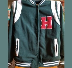Jrs Green Letterman's Jacket